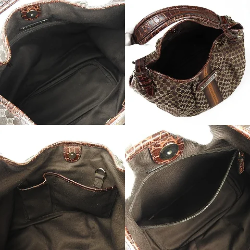 Celine Vintage Pre-owned Canvas celine-bags Brown Dames