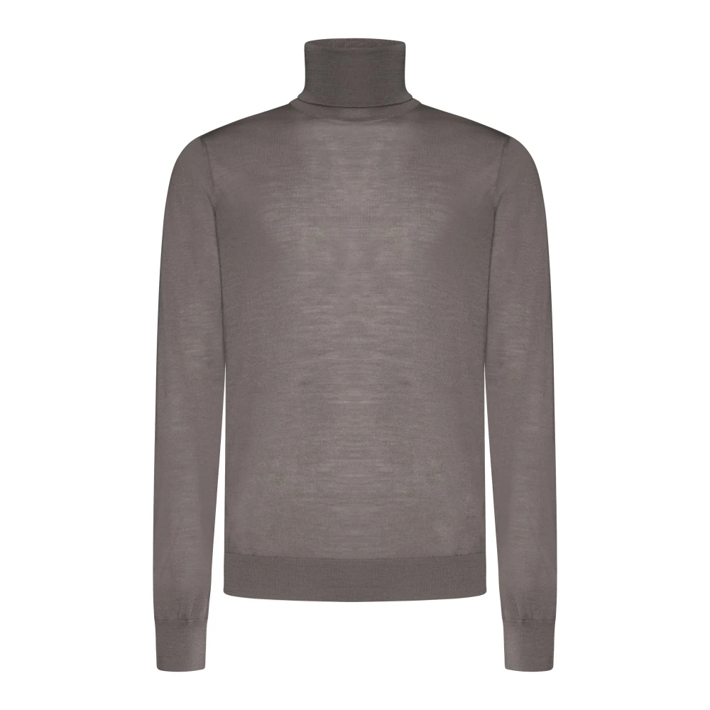 Piacenza 1733 Klassieke Sweaters in Wit Blauw Gray Heren