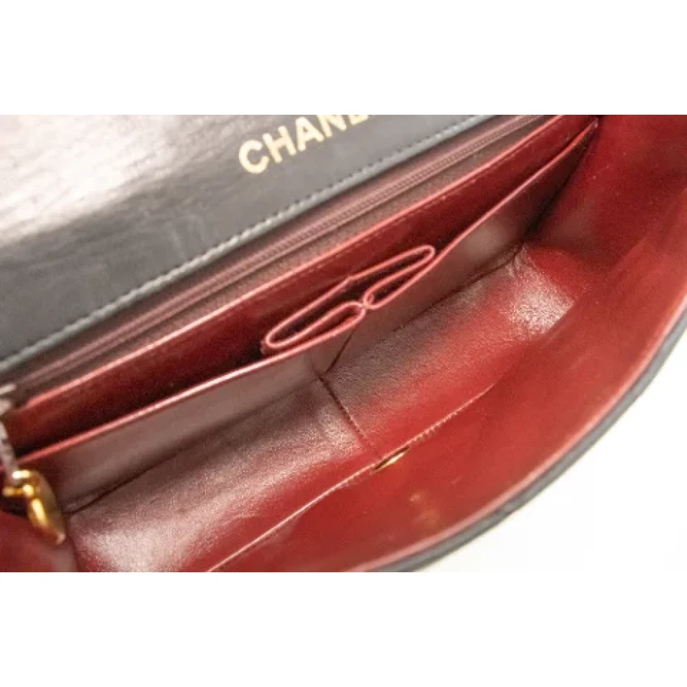 Chanel Vintage Pre-owned Leather chanel-bags Black Dames