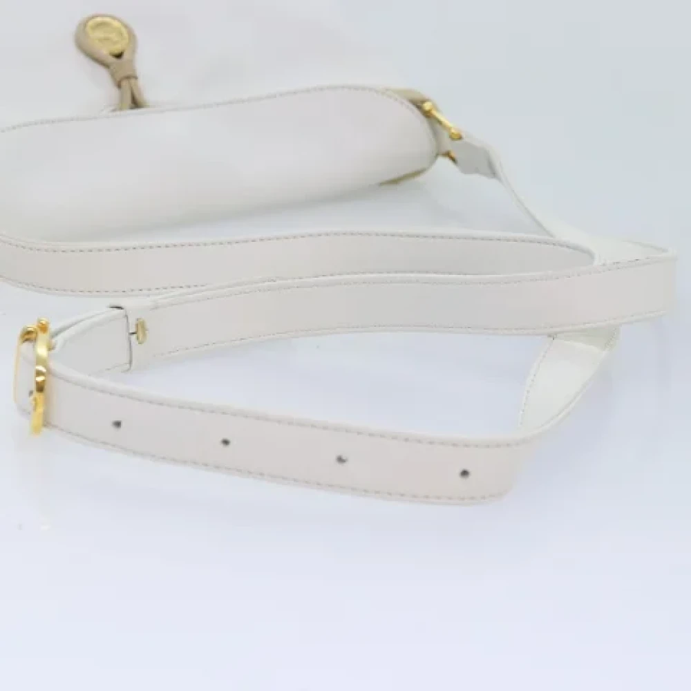 Celine Vintage Pre-owned Leather celine-bags White Dames