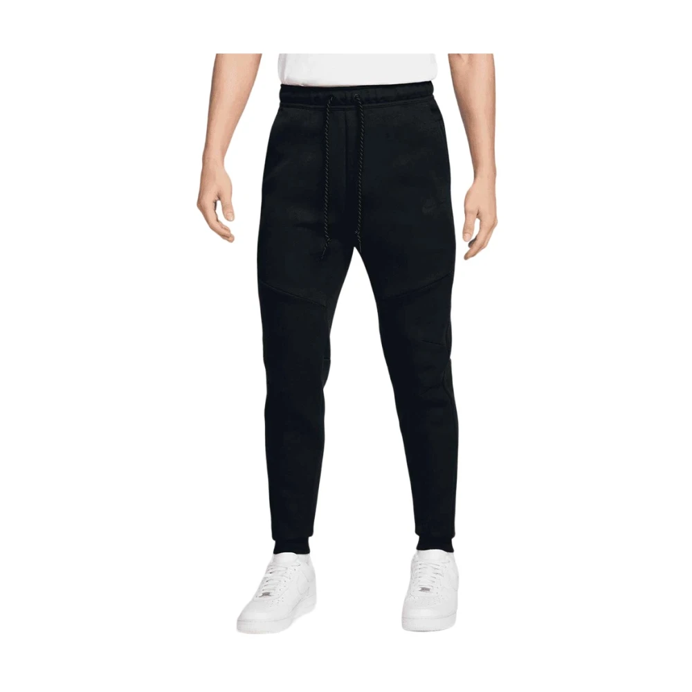 Nike Uomo Nero Tech Fleece Joggers Neri Stile Comfort