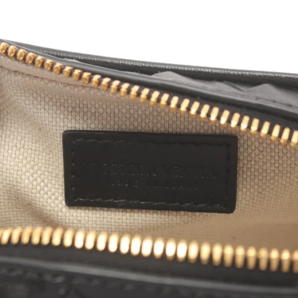Bottega Veneta Vintage Pre-owned Leather pouches Black Dames