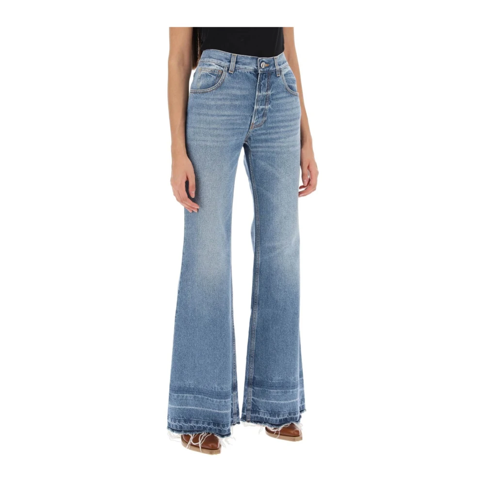Chloé Klassieke Denim Jeans voor Dagelijks Gebruik Blue Dames