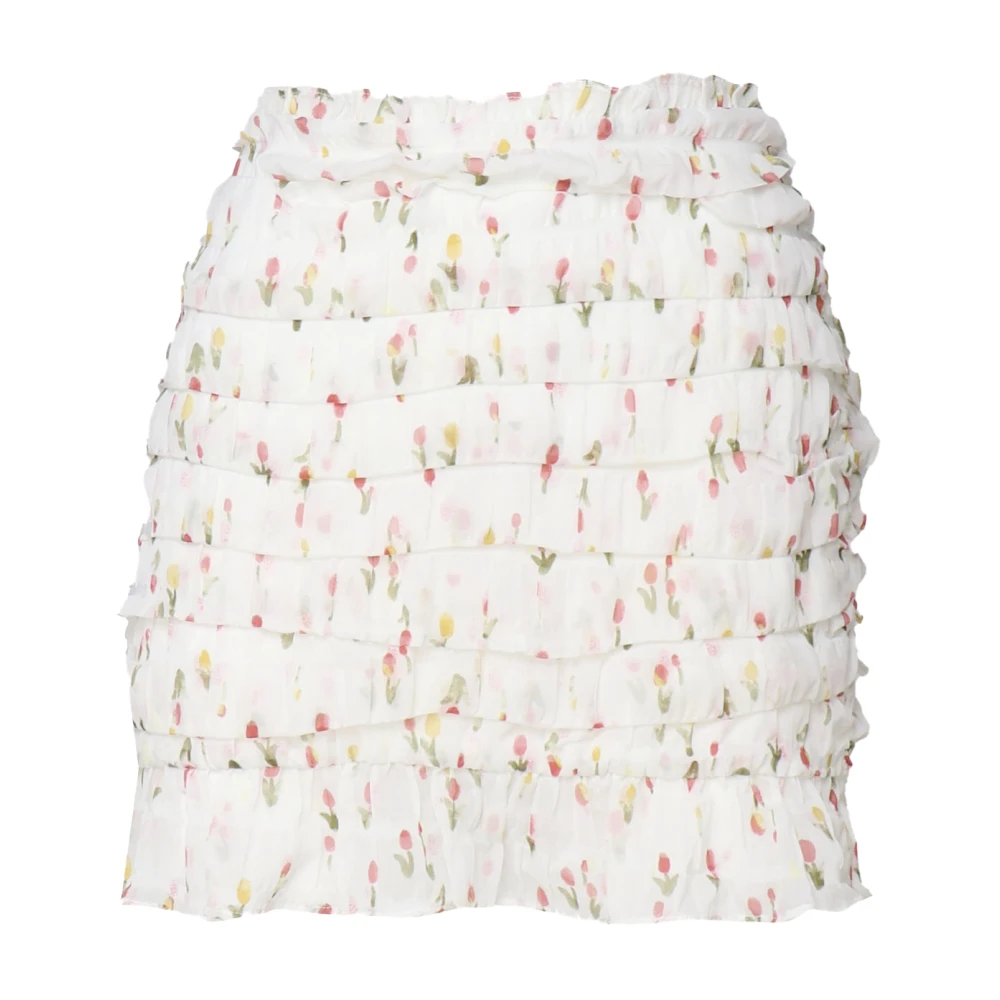 For Love & Lemons Witte Ruche Minirok White Dames