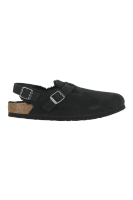 Shearling Träsko med Spänne
