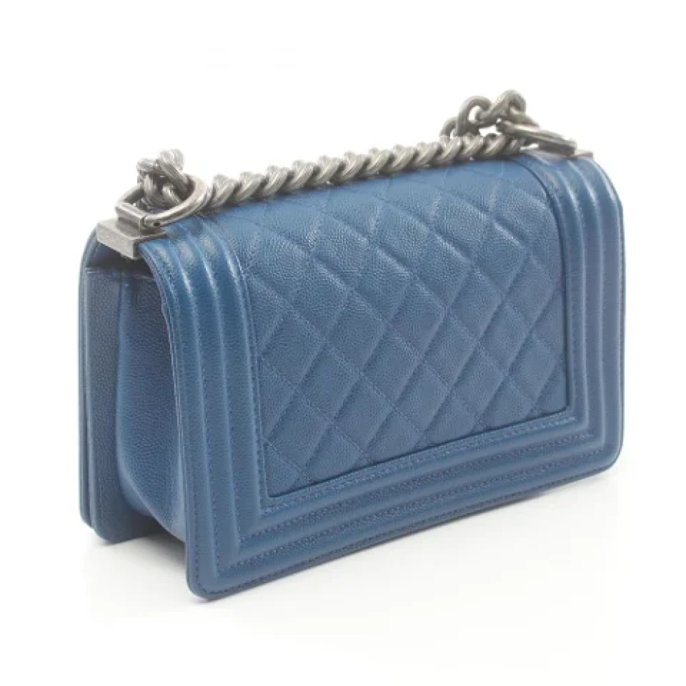 Chanel Vintage Pre-owned Fabric chanel-bags Blue Dames