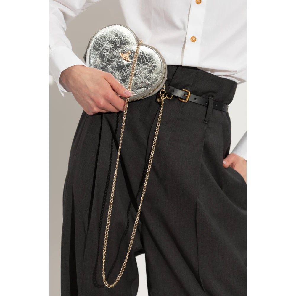 Vivienne Westwood Leren tas Gray Dames