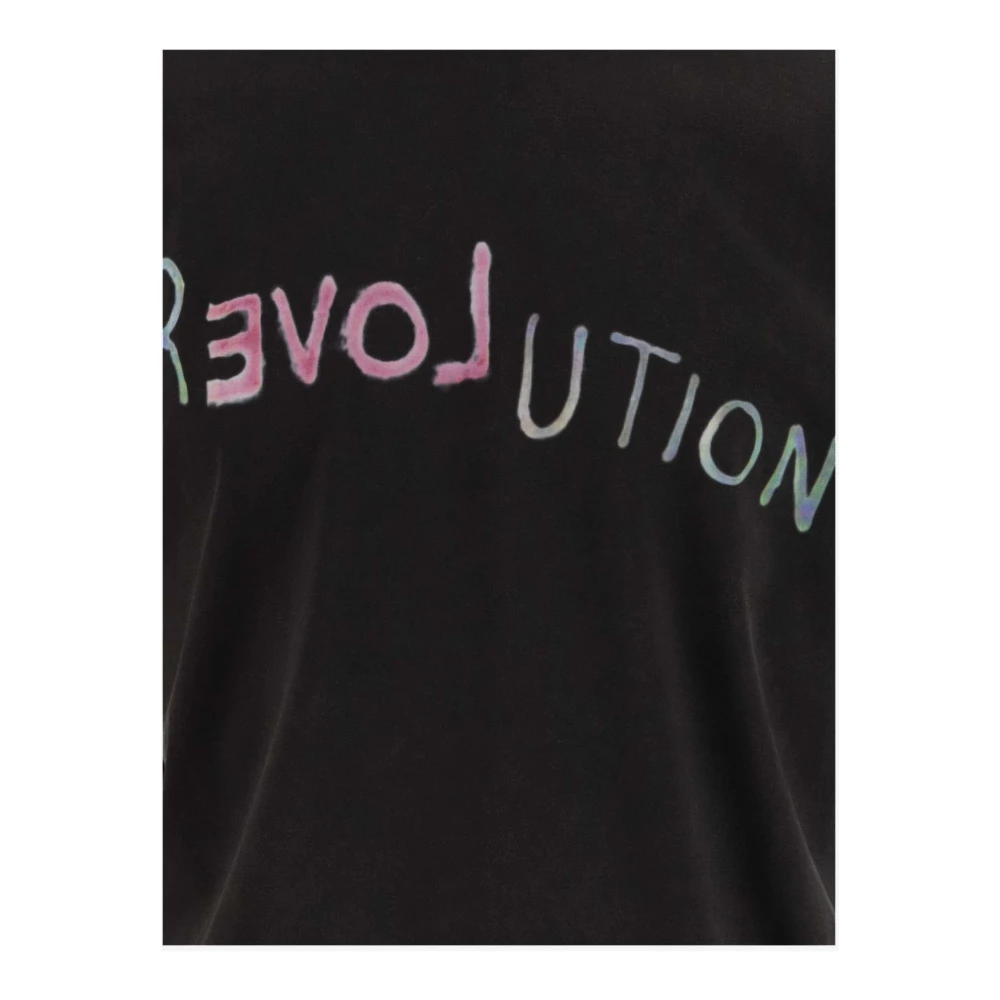 Bluemarble Revolution Katoenen T-shirt Black Heren