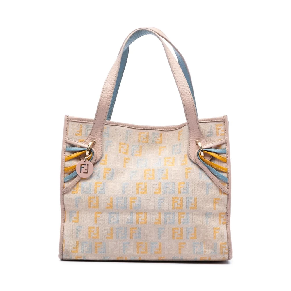 Fendi Vintage Women's Brown Pre-Owned Carryall Tote