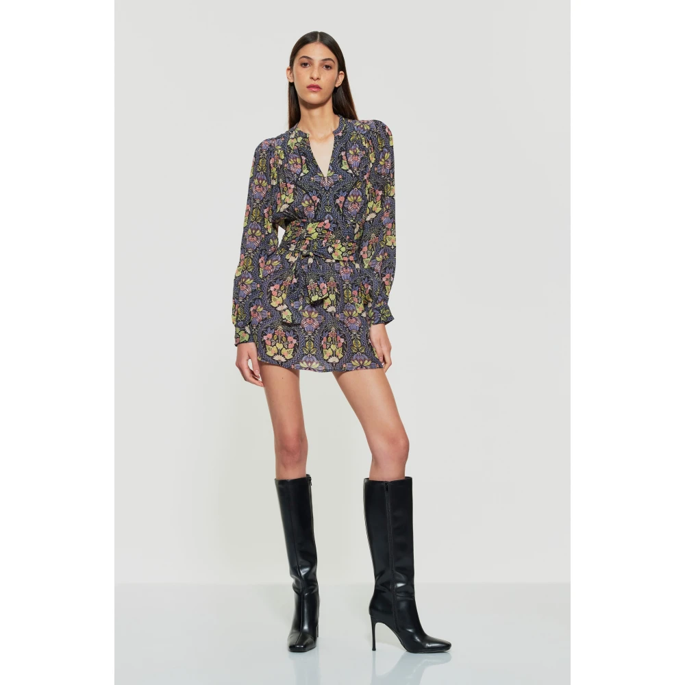 Antik batik Eros print mini jurk Multicolor Dames