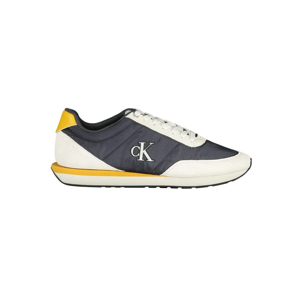 Calvin Klein Men's Blue Sneakers, 11 Uk, Polyester Sneaker
