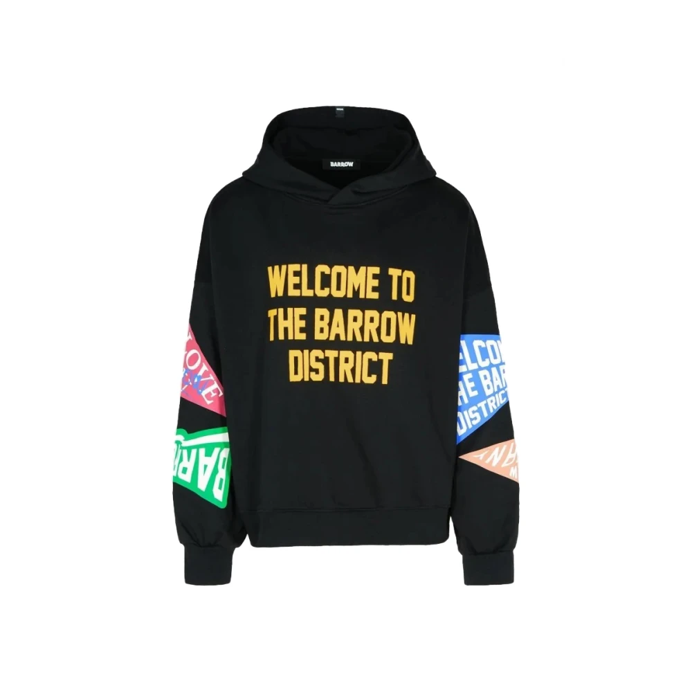 Barrow District Hooded Sweater Black Heren