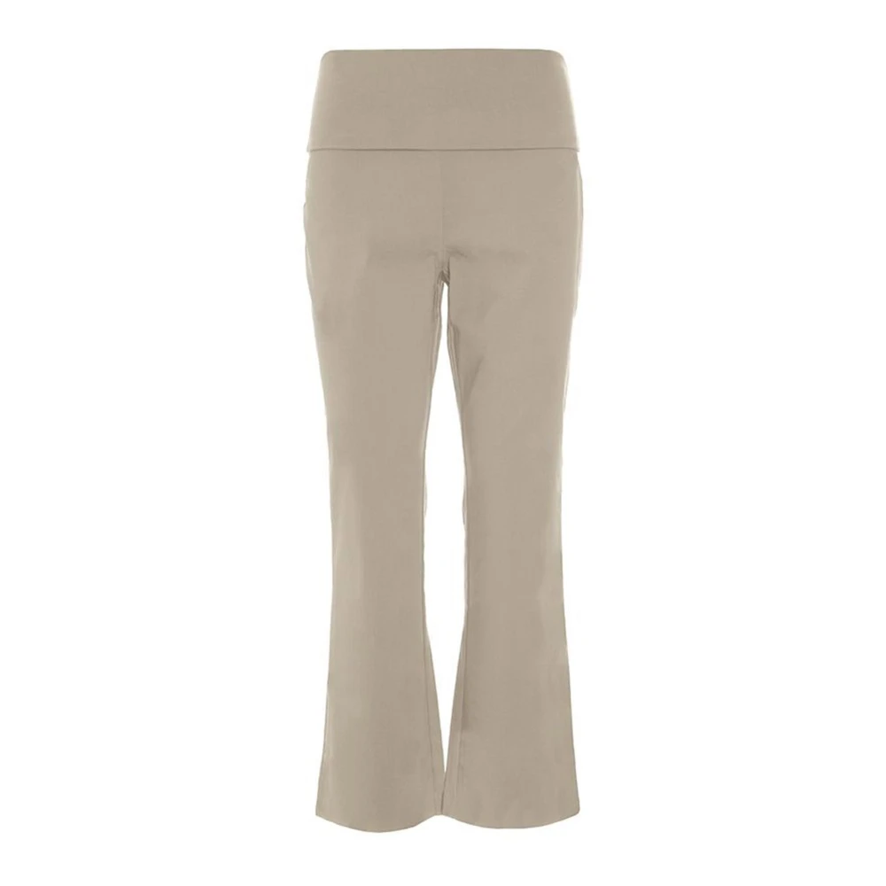 Bitte Kai Rand Beige Magic Flare Trousers Stone - Female - Wide Trousers - Xs - Trousers