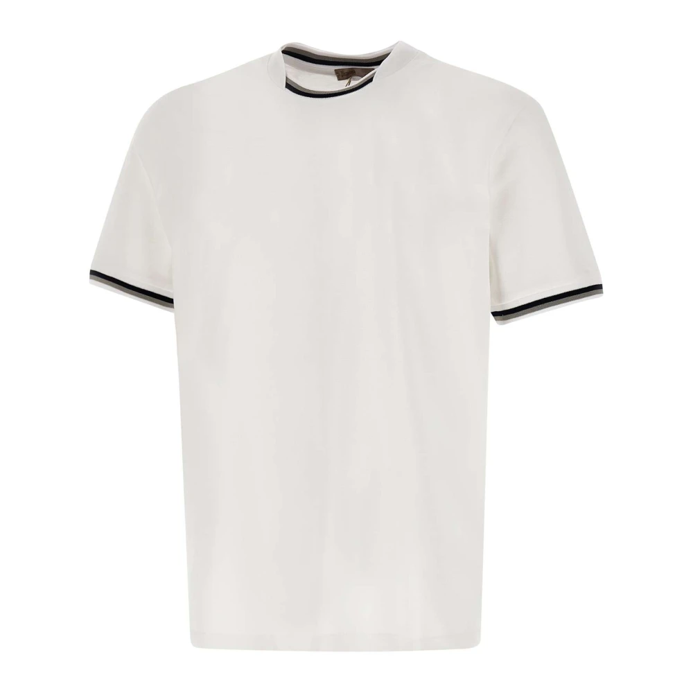 Herno Witte T-shirts en Polos White Heren