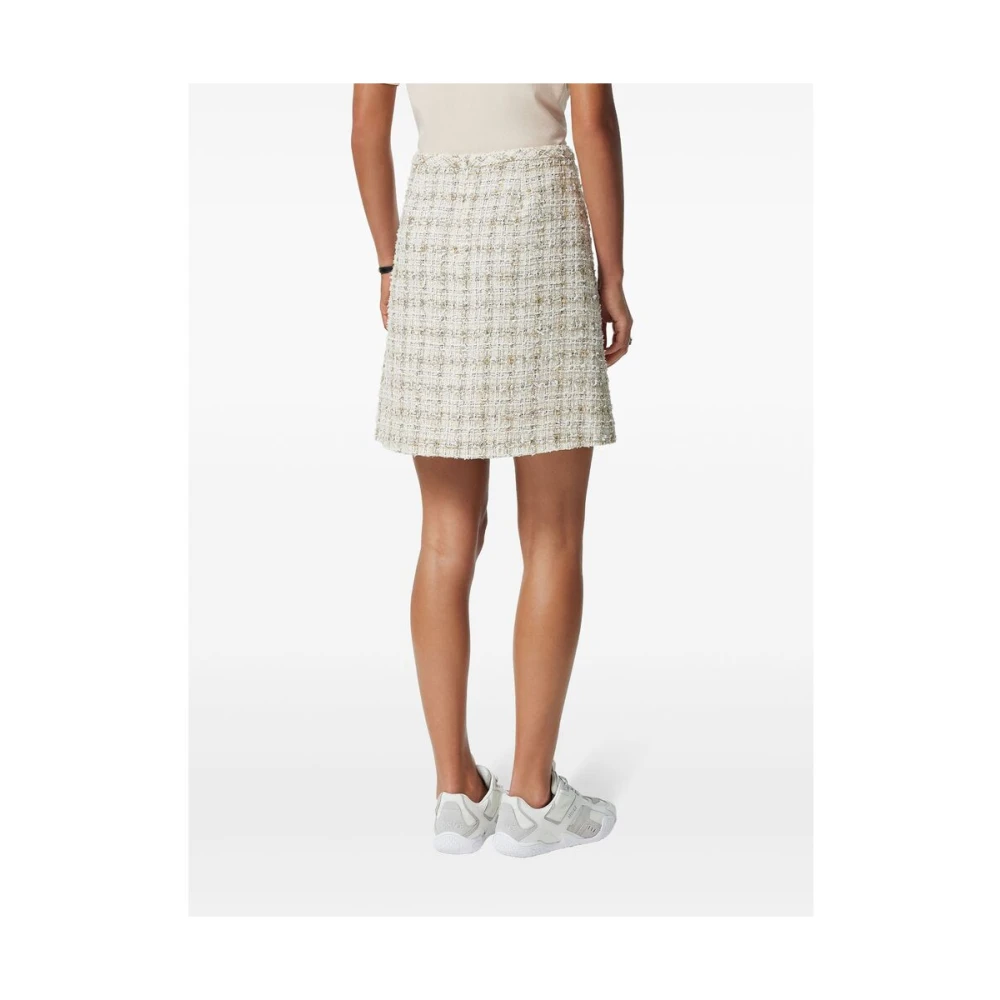 Versace Geruite rok met Medusa-hoofd Green Dames
