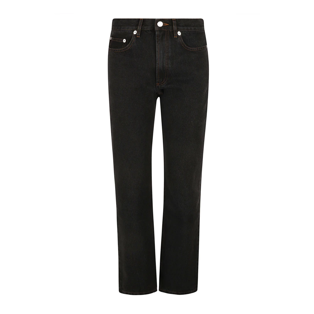 A.p.c. Klassieke Straight Jeans voor Moderne Vrouwen Black Dames