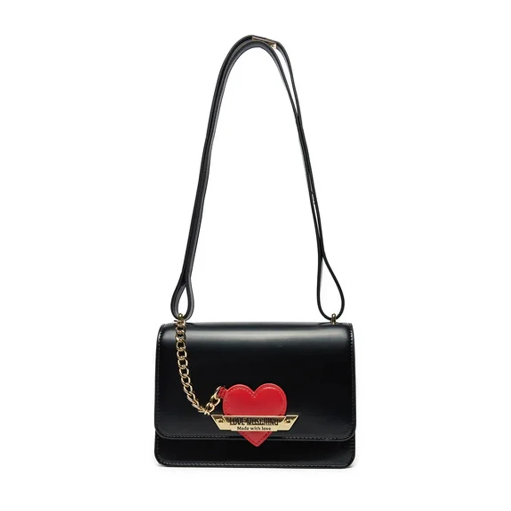 Love Moschino Zwarte Designer Tassen voor Vrouwen Black Dames