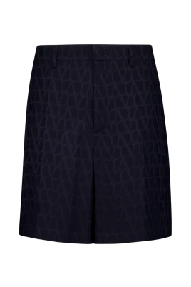 Silk Toile Iconographe Bermuda Shorts