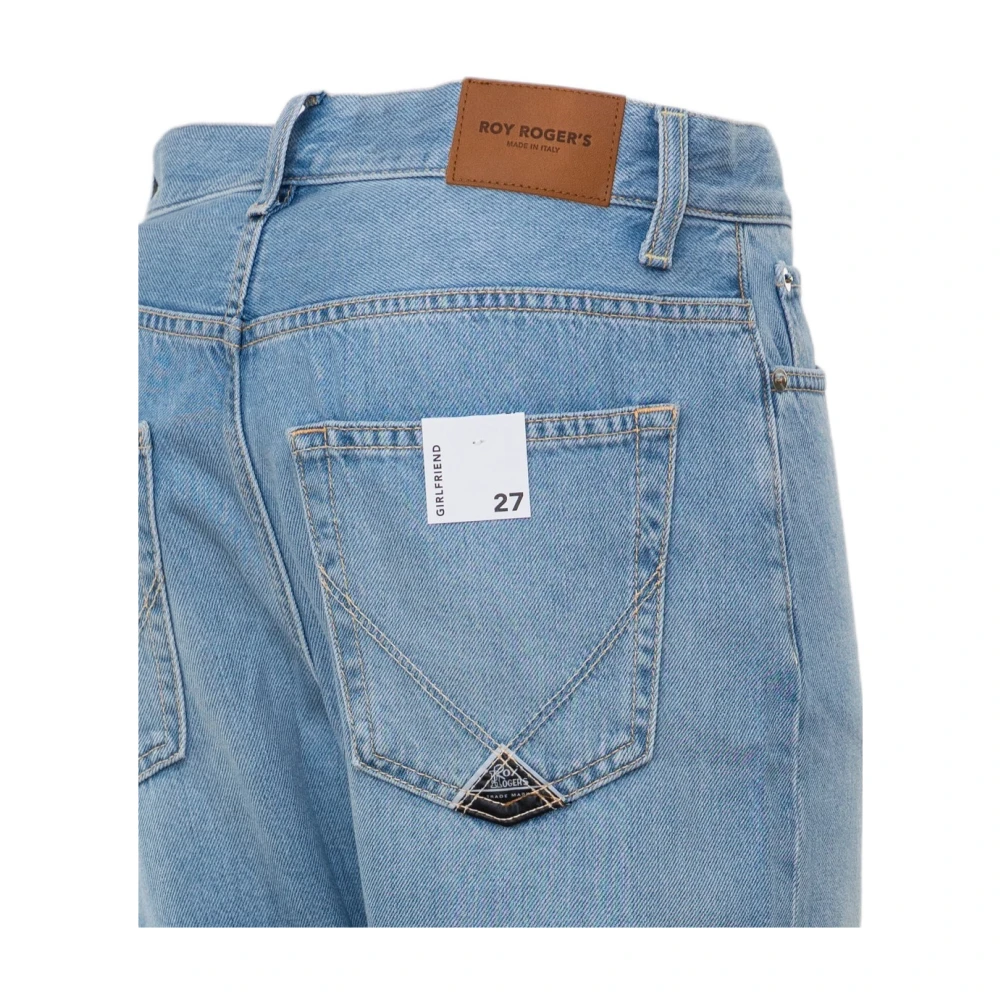 Roy Roger's Hoge Taille Lichtgewassen Girlfriend Jeans Blue Dames