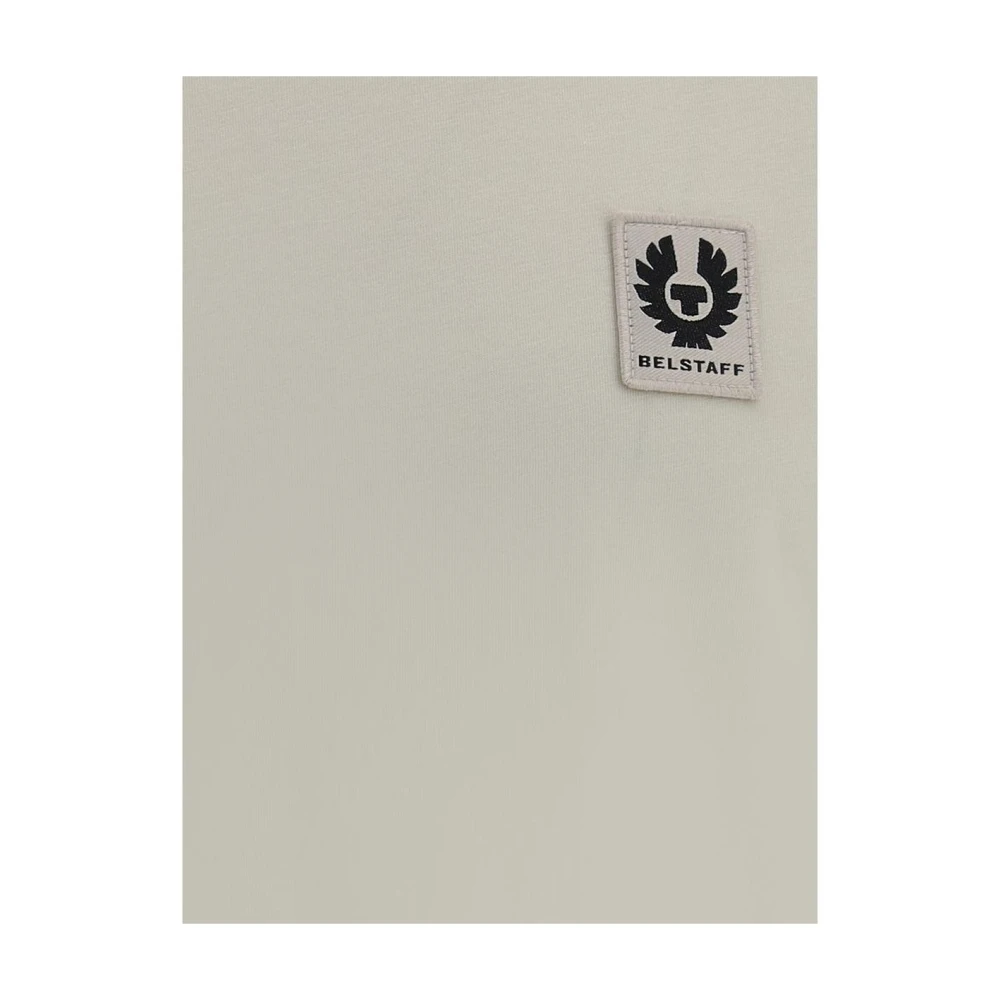 Belstaff Iconische Monogram Patch T-shirt Beige Heren