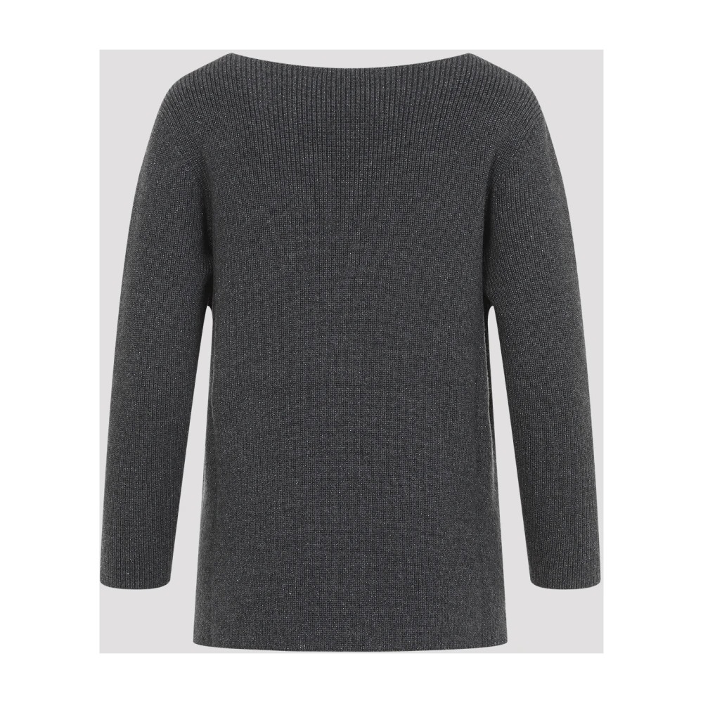 Fabiana Filippi Grijze Trui voor Vrouwen Aw24 Gray Dames