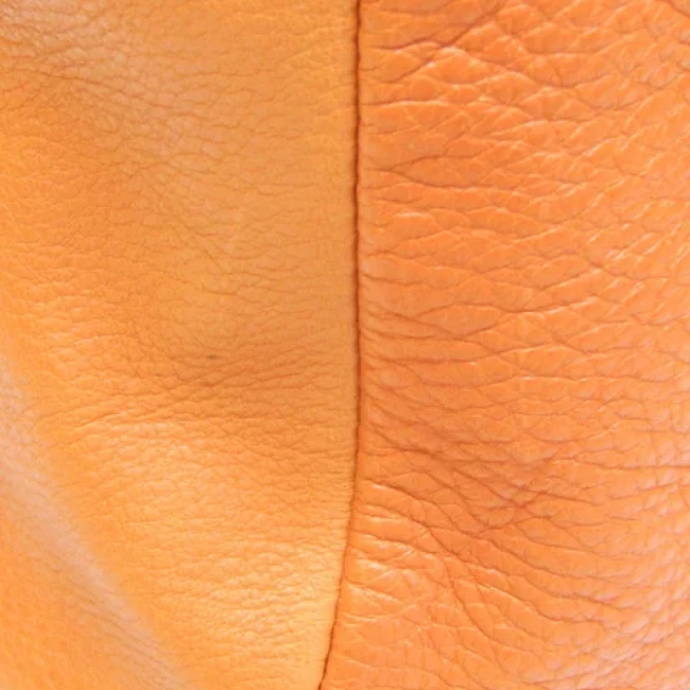 Prada Vintage Pre-owned Leather prada-bags Orange Dames