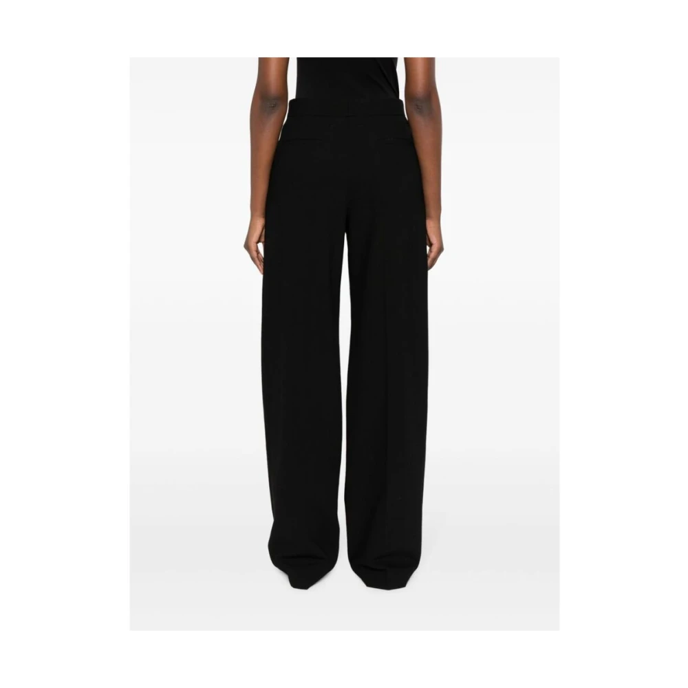 Calcaterra Straight Trousers Black Dames