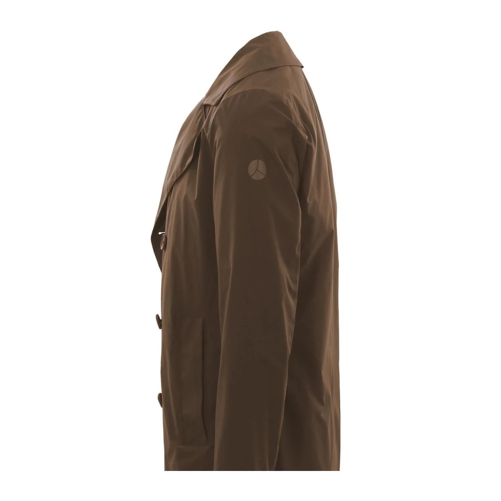 People of Shibuya Bruine Trenchcoat met Zakken Brown Heren