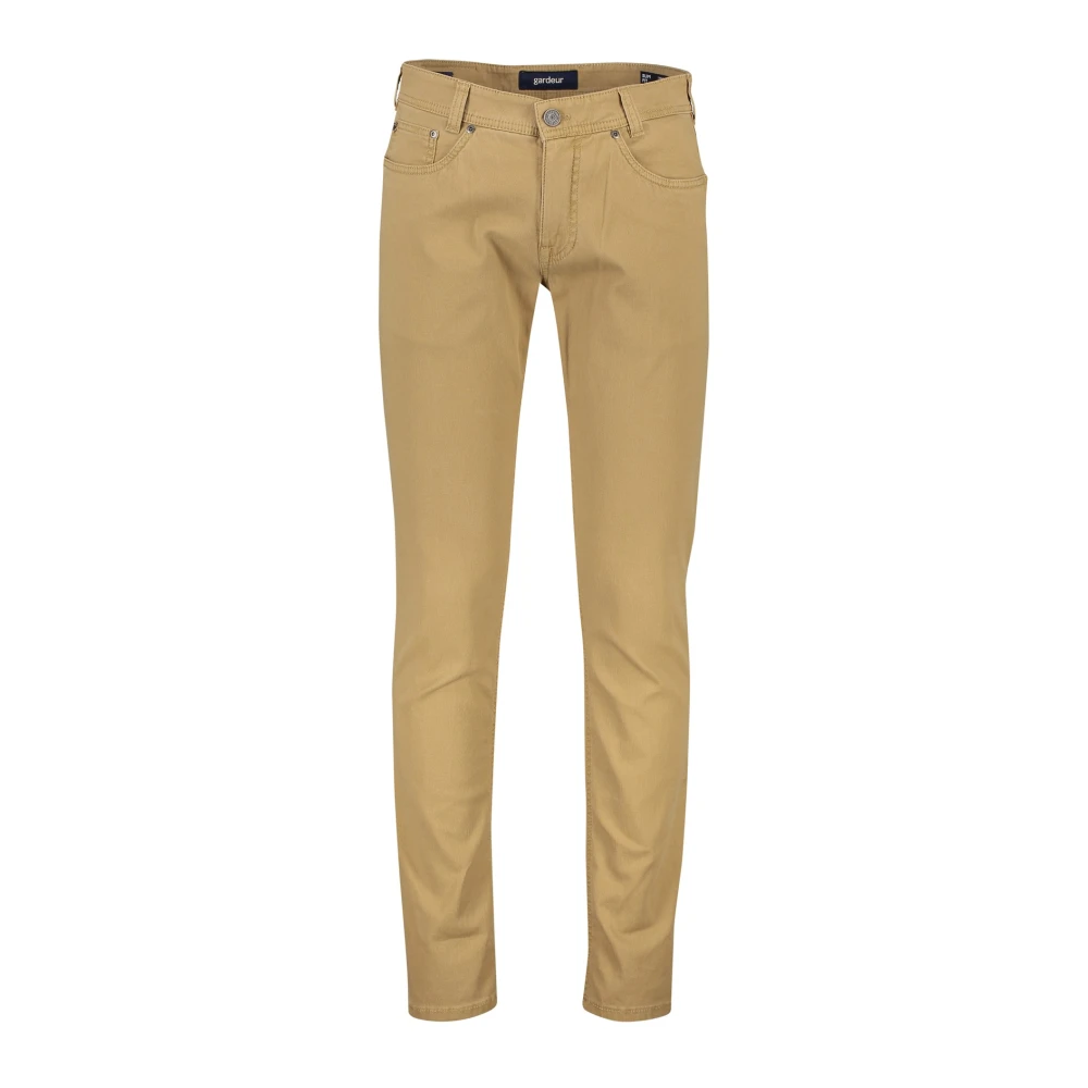 Gardeur Bruine slim fit zomer jeans Brown Heren