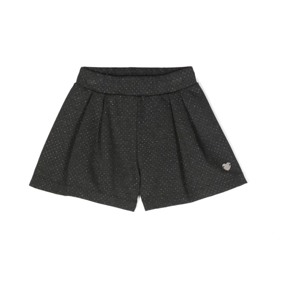 Monnalisa Silver Medium Shorts Gray, Flicka