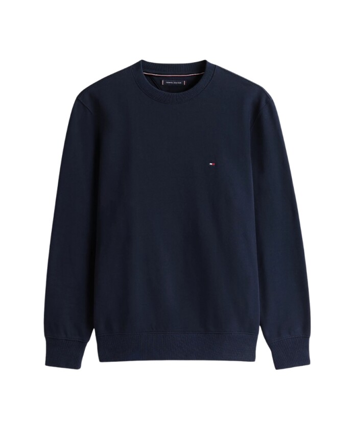 blue-crewneck-sweatshirt-with-embroidered-logo