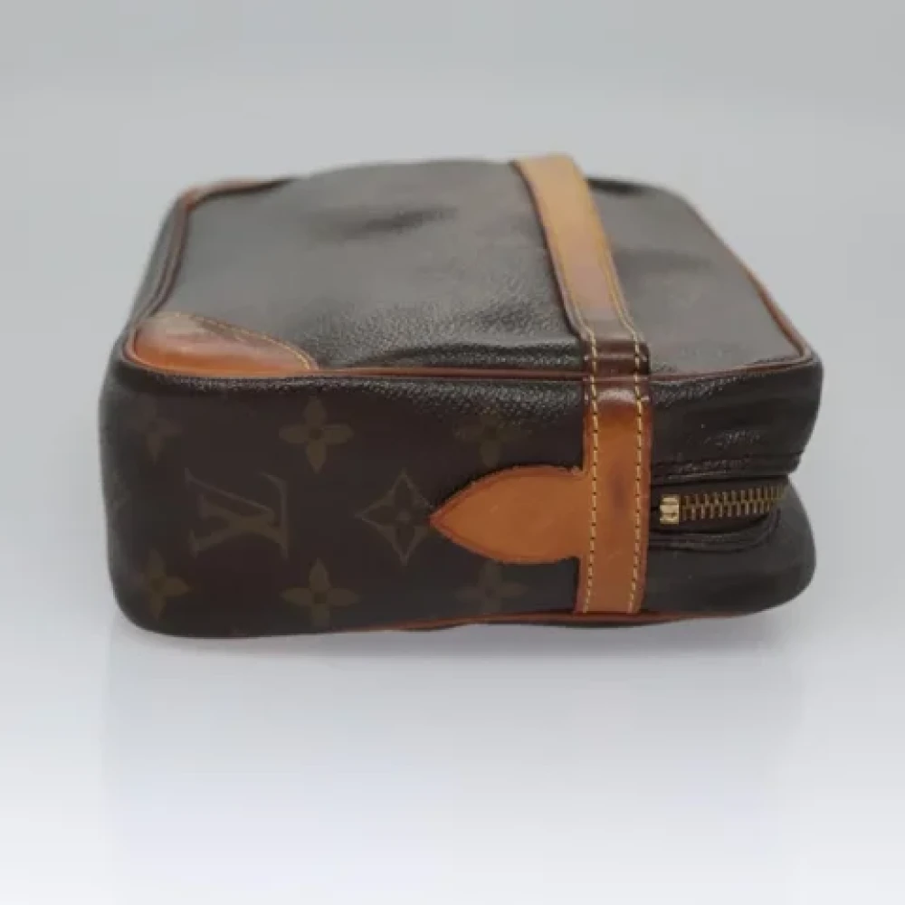 Louis Vuitton Vintage Pre-owned Canvas clutches Brown Dames