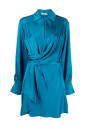 blauwe-gedrapeerde-mini-jurk