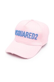 Haftowana różowa czapka dla mężczyzn