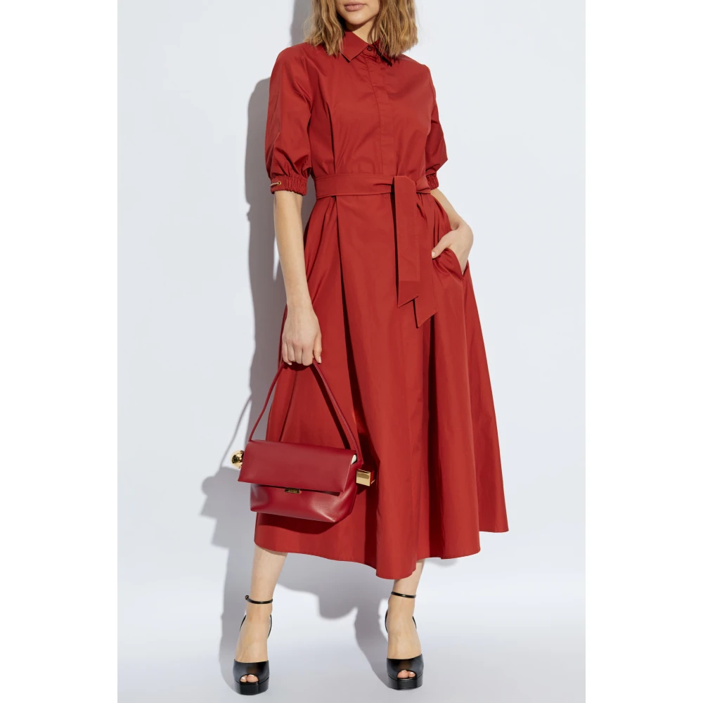 Max Mara Jurk Hoyo Red Dames
