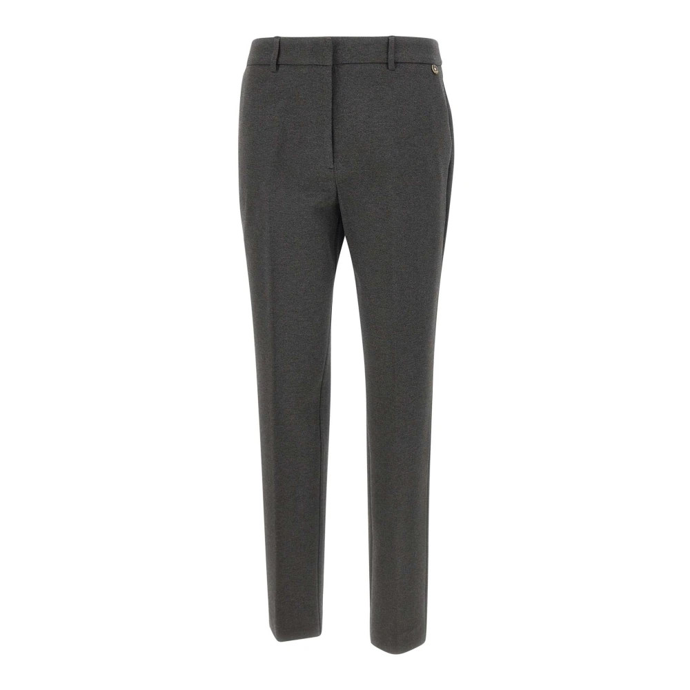 Liu Jo Women's Gray Slim-Fit Trousers - Slim-Fit Trousers - Xl - Trousers