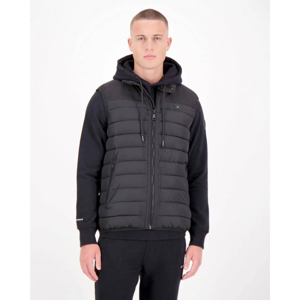 Airforce Gewatteerde Bodywarmer Black Heren