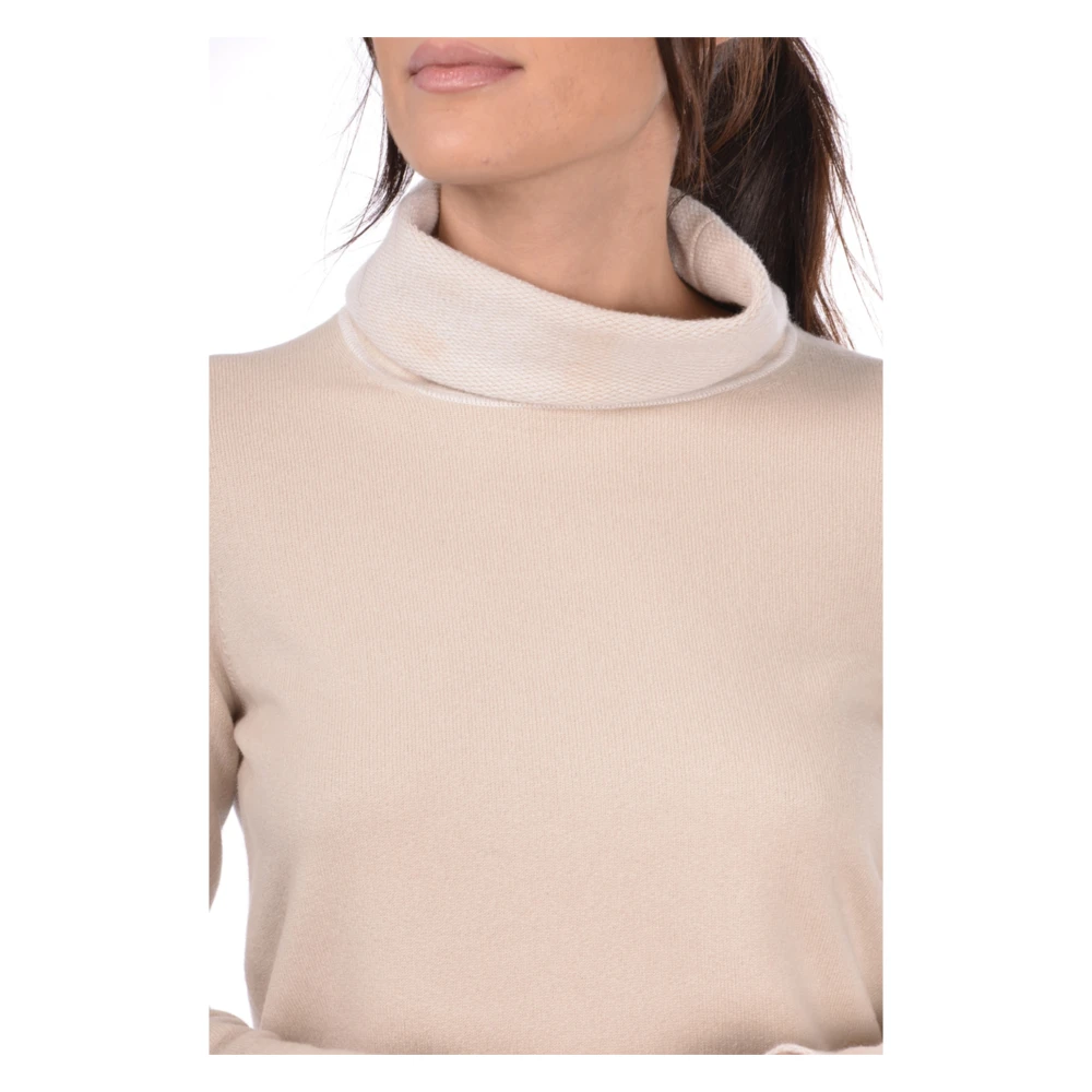Gran Sasso Fietsen Stijlvol T-shirt Beige Dames