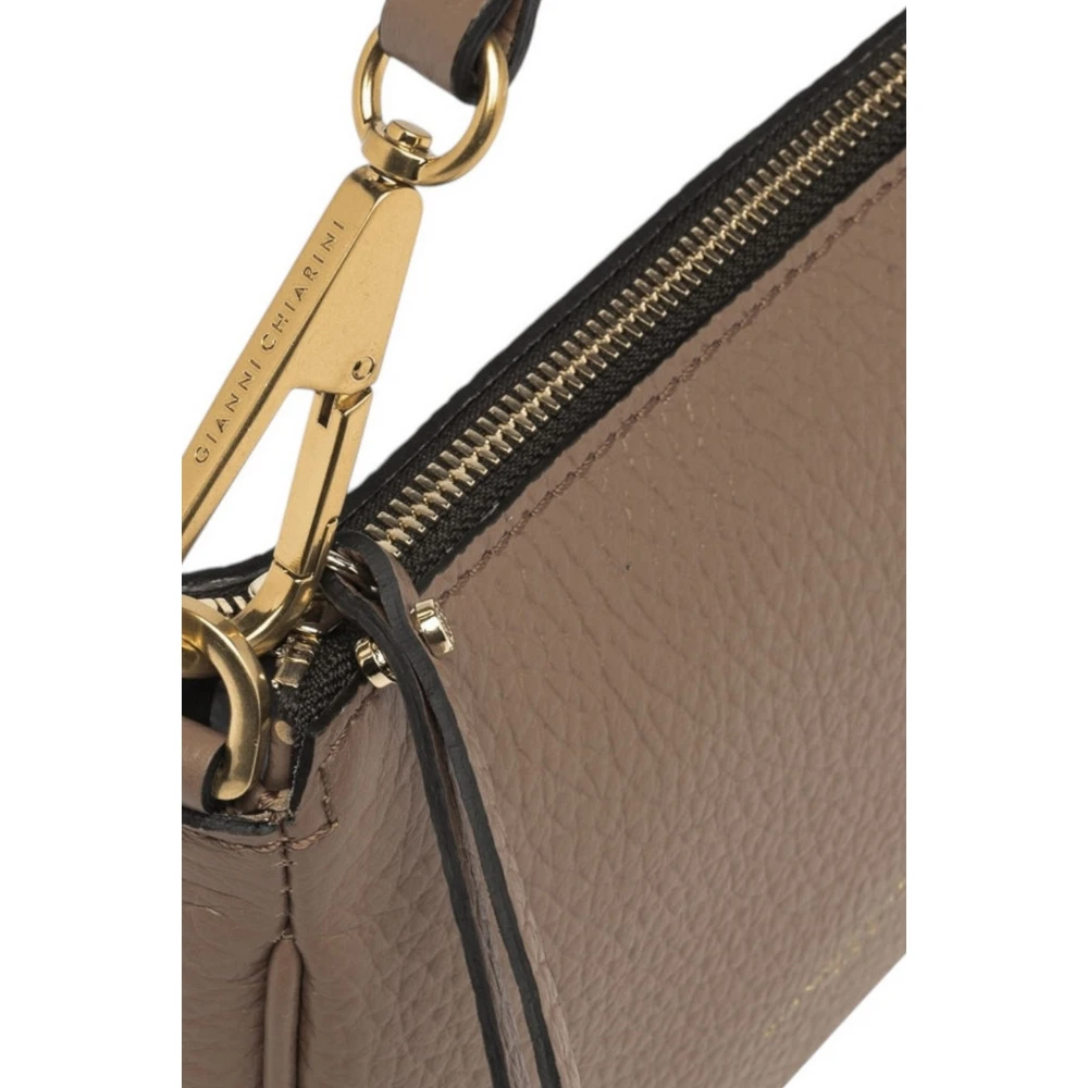 Gianni Chiarini Dove Grey leren schoudertas Gray Dames