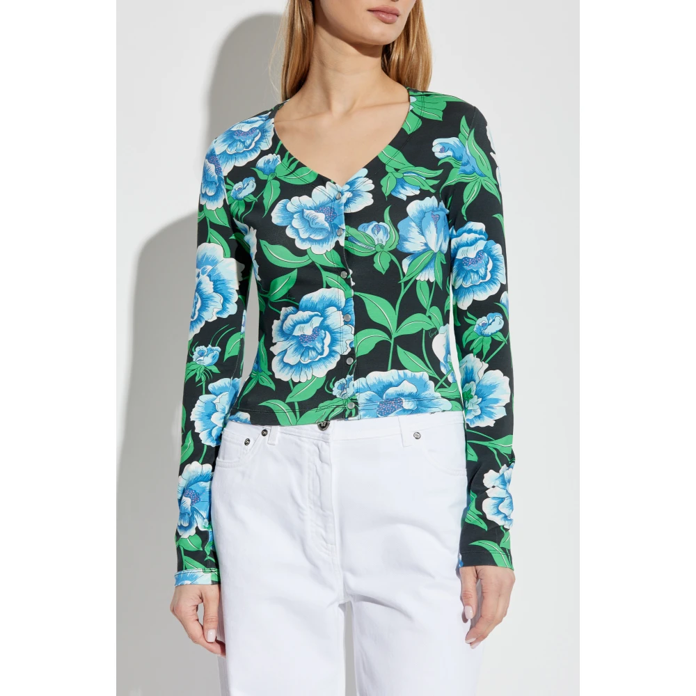 Kenzo Top met bloemenmotief Multicolor Dames