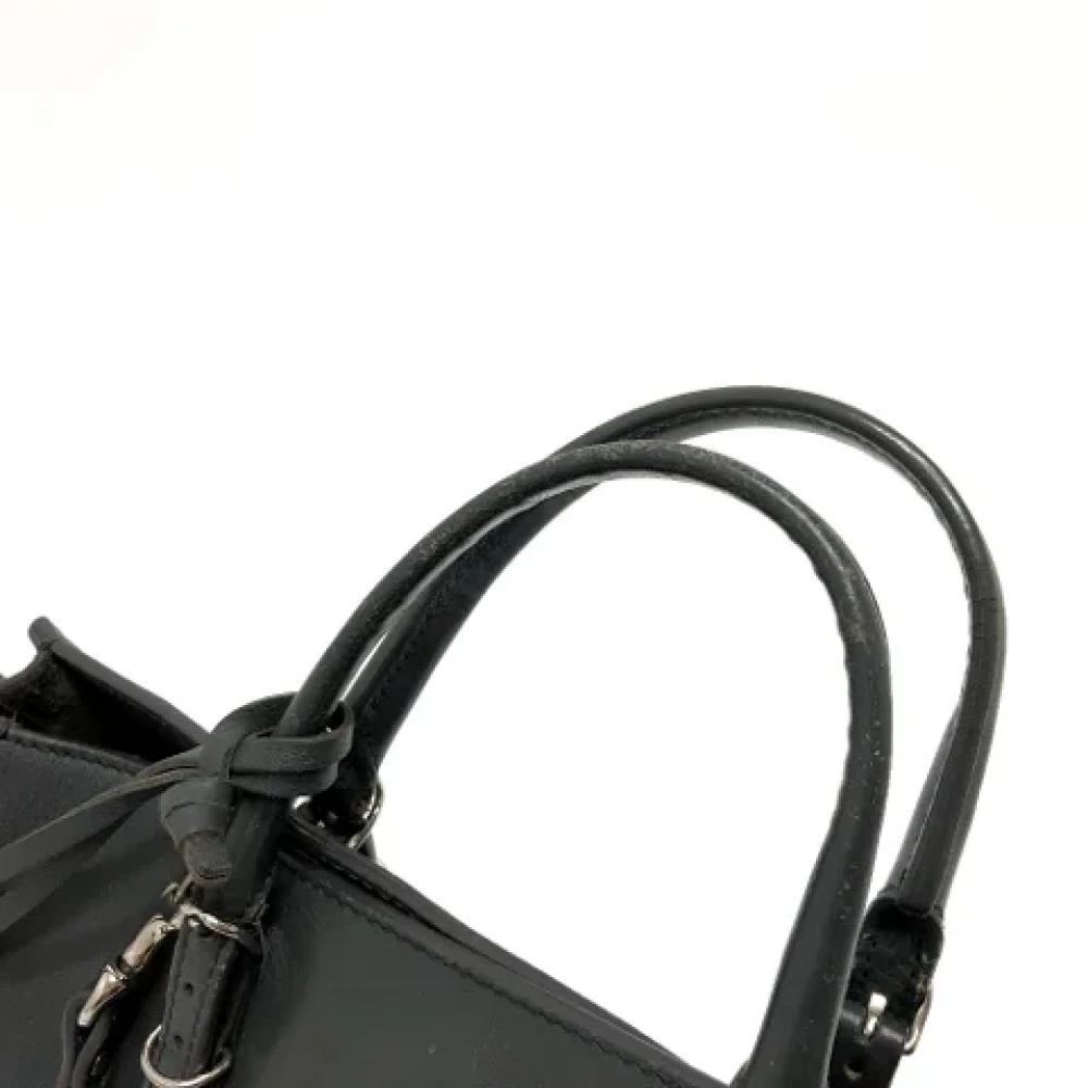 Balenciaga Vintage Pre-owned Leather balenciaga-bags Gray Dames
