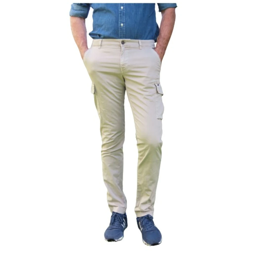 Mason's Extra Slim Cargo Broek Beige Heren