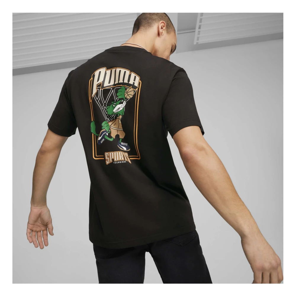 Puma Team T-shirt Black Heren