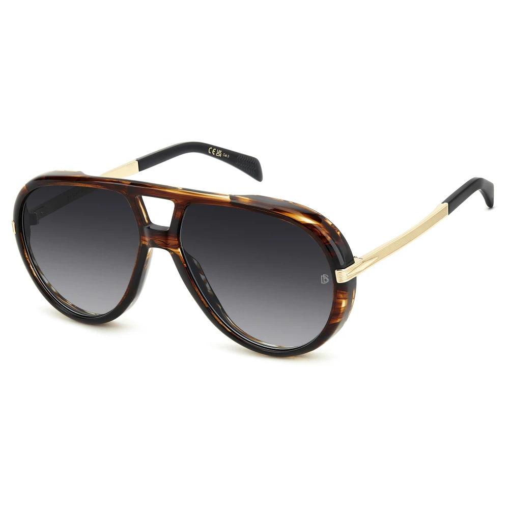 Eyewear By David Beckham Men's Brown Sunglasses, 61 Mm, Voyager Sunglasses