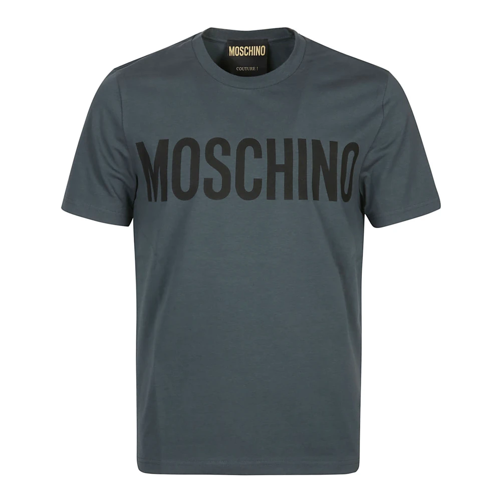 Moschino Groene Fantasie T-Shirt Green Heren