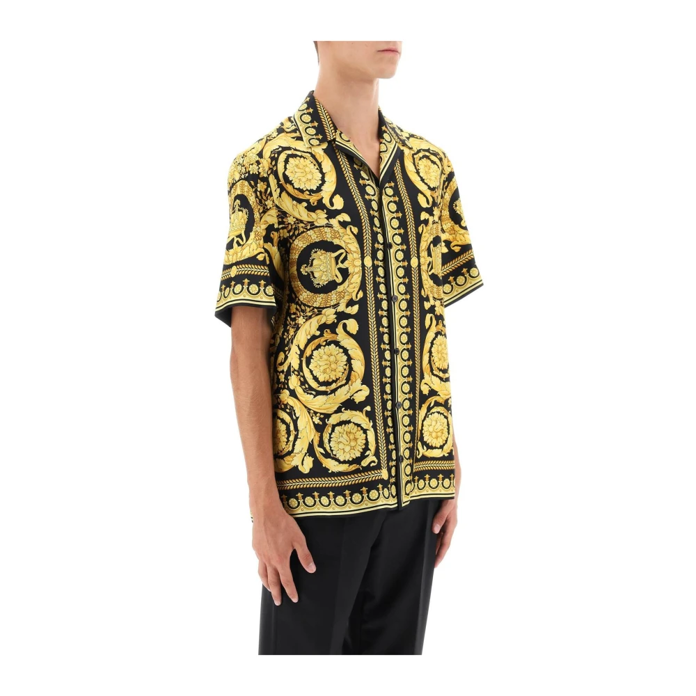 Versace Multicolor Abstract Print Shirt Multicolor Heren