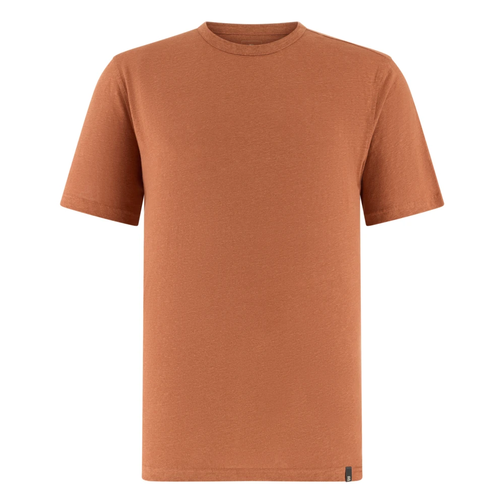 Boggi Milano Herr Orange Toppar 2XL, Linne, Stretch T-Shirt I Linnejersey