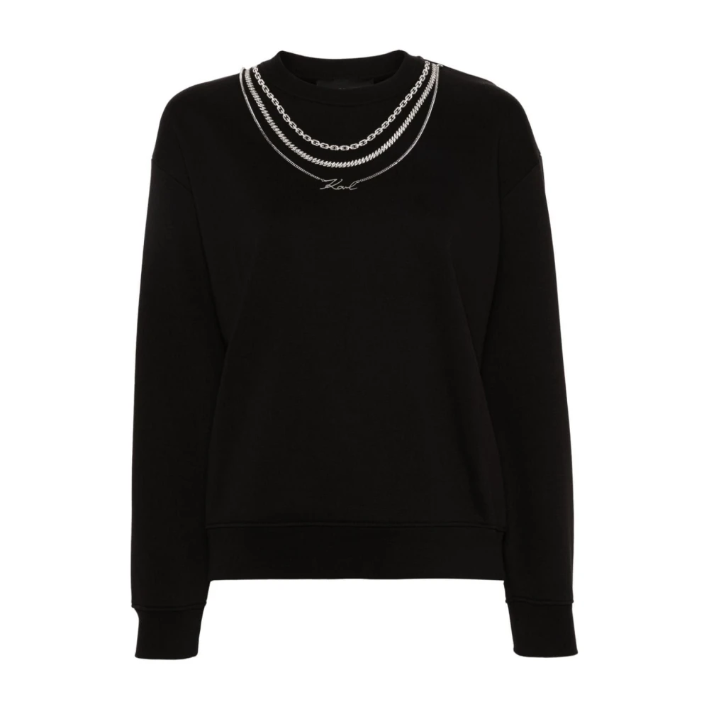 Karl Lagerfeld Stijlvolle Sweatshirt voor Heren Black Dames