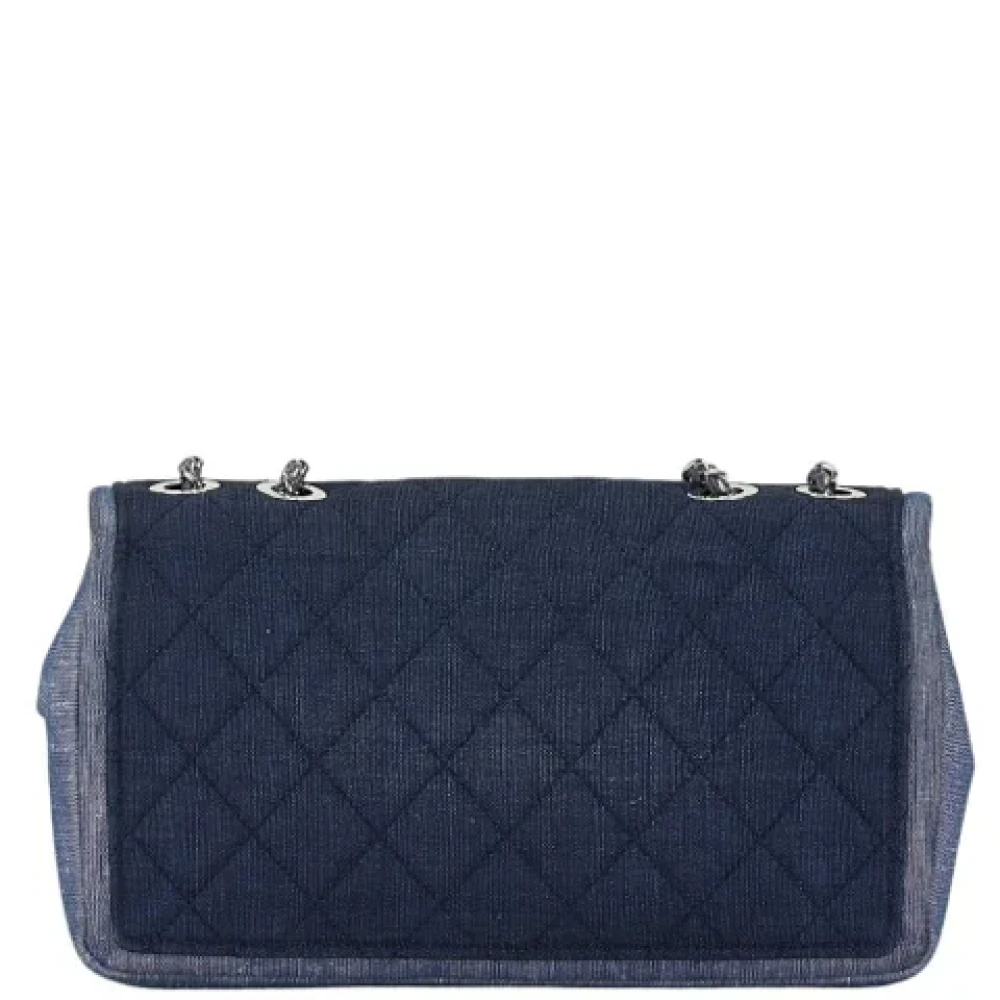 Chanel Vintage Pre-owned Denim chanel-bags Blue Dames