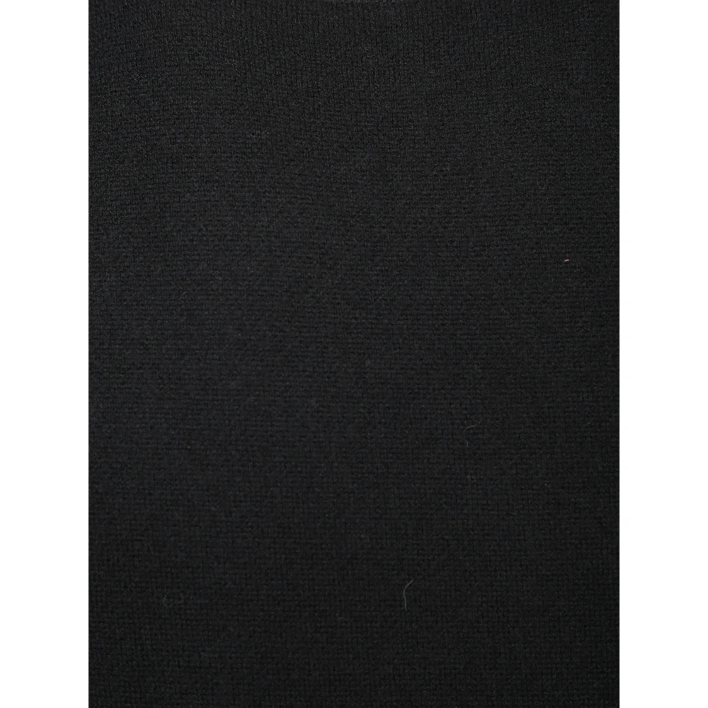 Dell'oglio Zwarte Gebreide Kleding voor Mannen Aw24 Black Heren